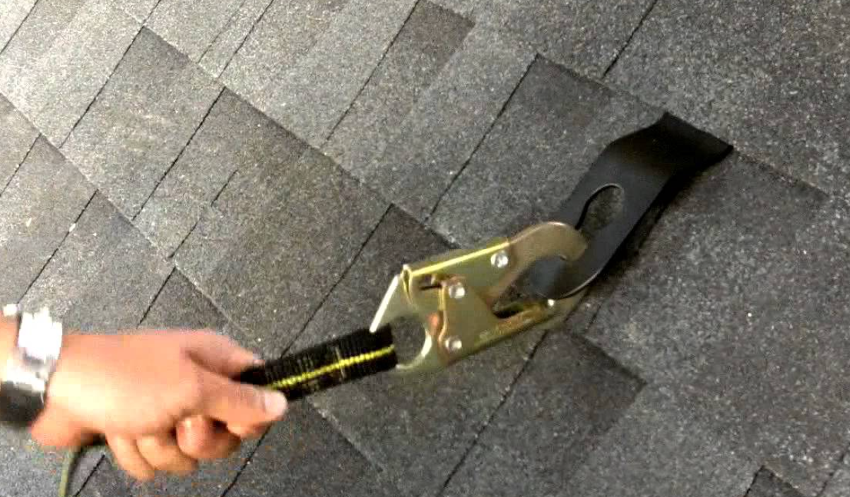 roof fall protection anchor