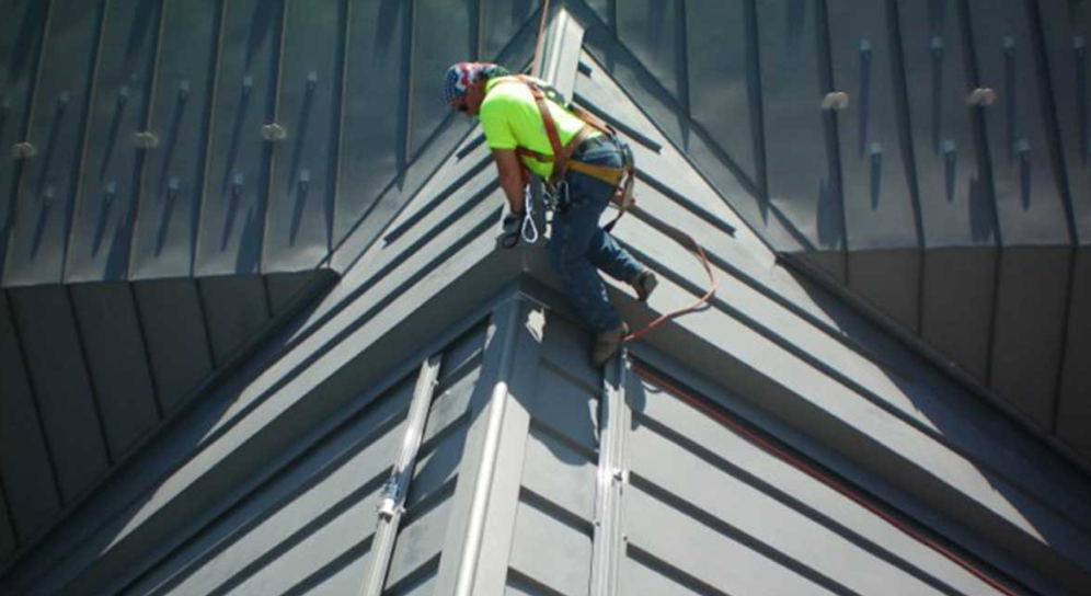 metal roof fall